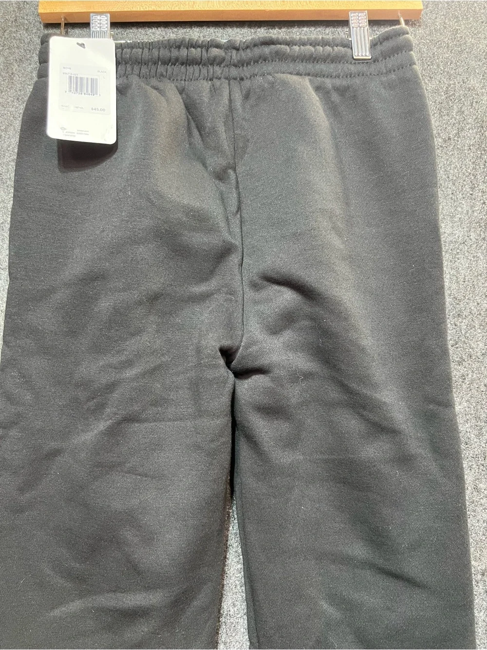 Air Jordan Big Kids Black Fleece Jogger Pants Size L (12-13 years old)
